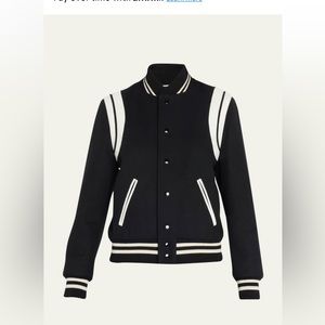 Saint Laurent Teddy Varsity Jacket